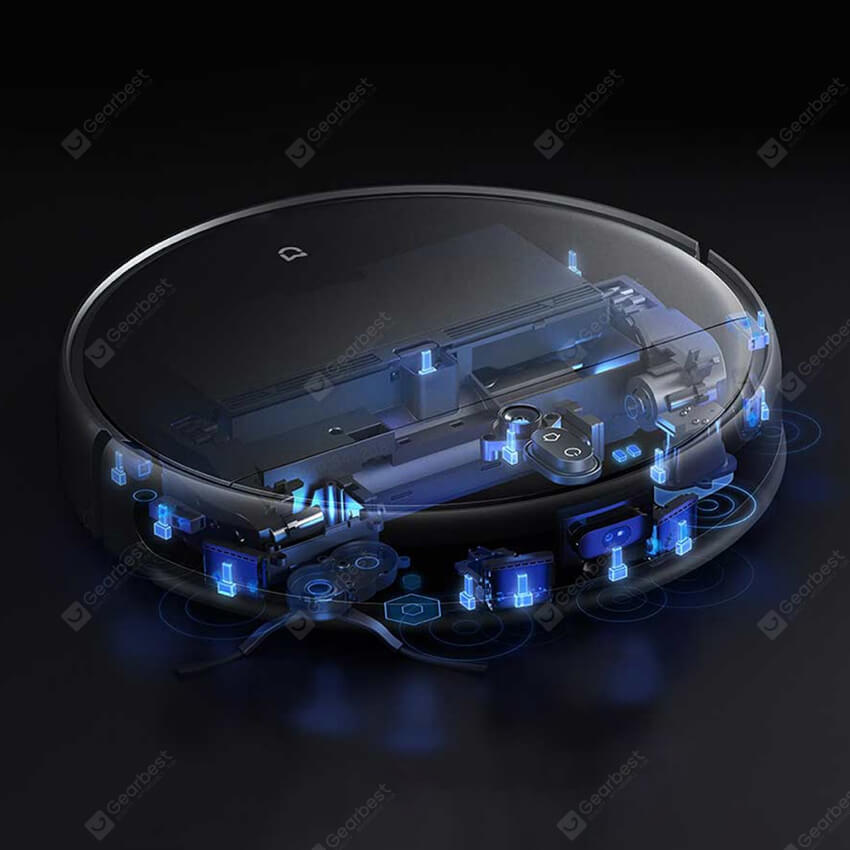 MIJIA Robot Vacuum 1T Sweeping Wet Mopping Cleaner For Home Dust Sterilize 3000PA Cyclone Suction WIFI APP Smart Planned - Image 2